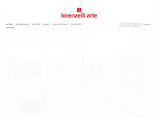 Tablet Screenshot of lorenzelliarte.com